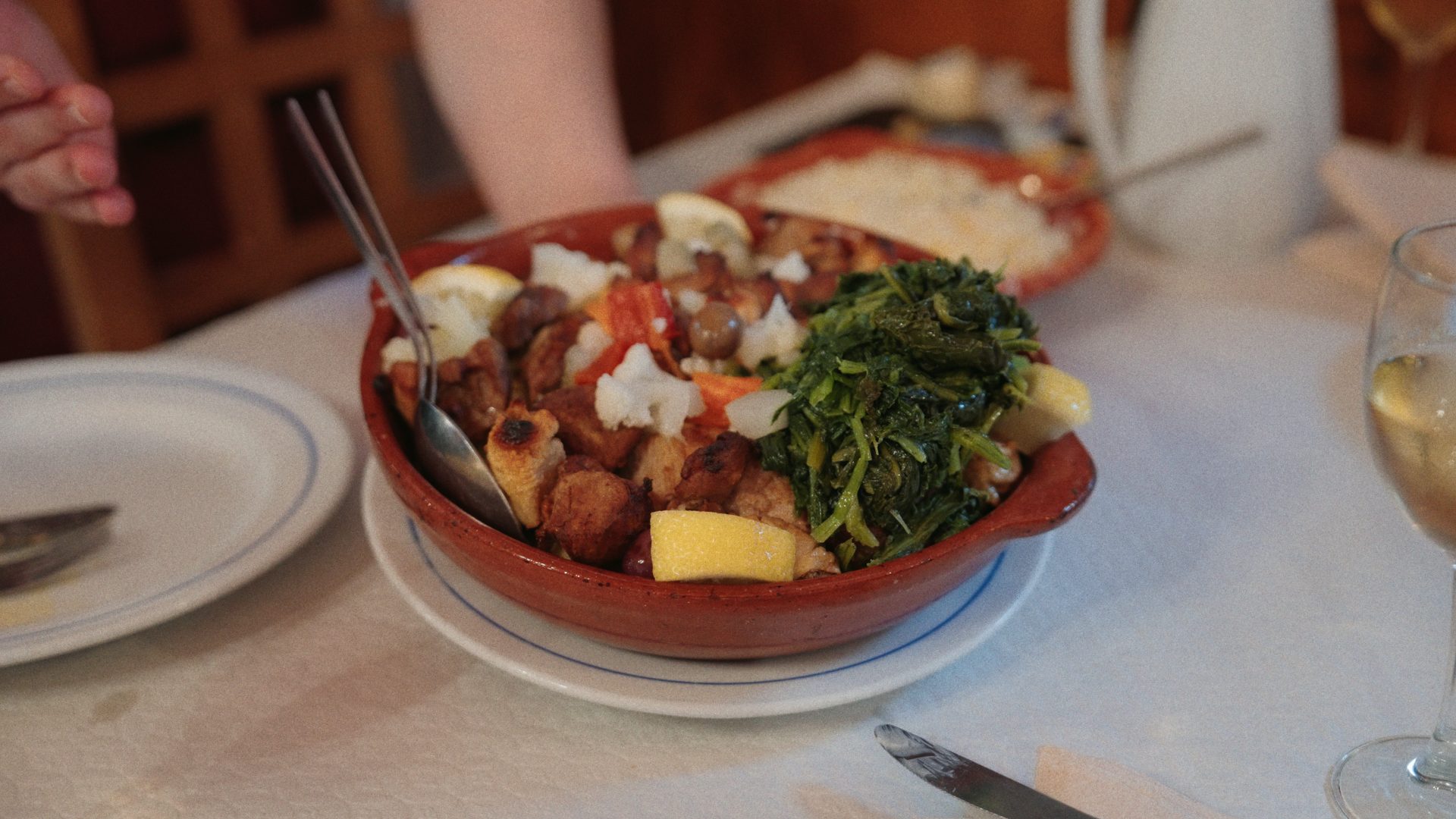 A traditional Minho dish served at the table